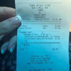 Shipping proof ✨📦